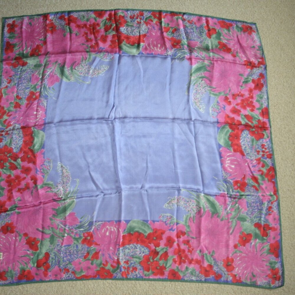 Vintage Vana Silk Square Scarf - Picture 5 of 6